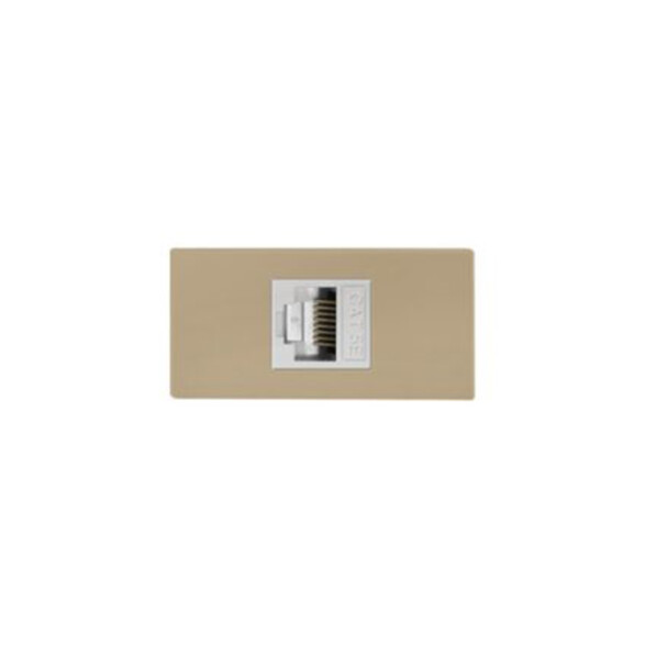 Módulo toma computación RJ45 cat. 6, beige-Reggio M46278