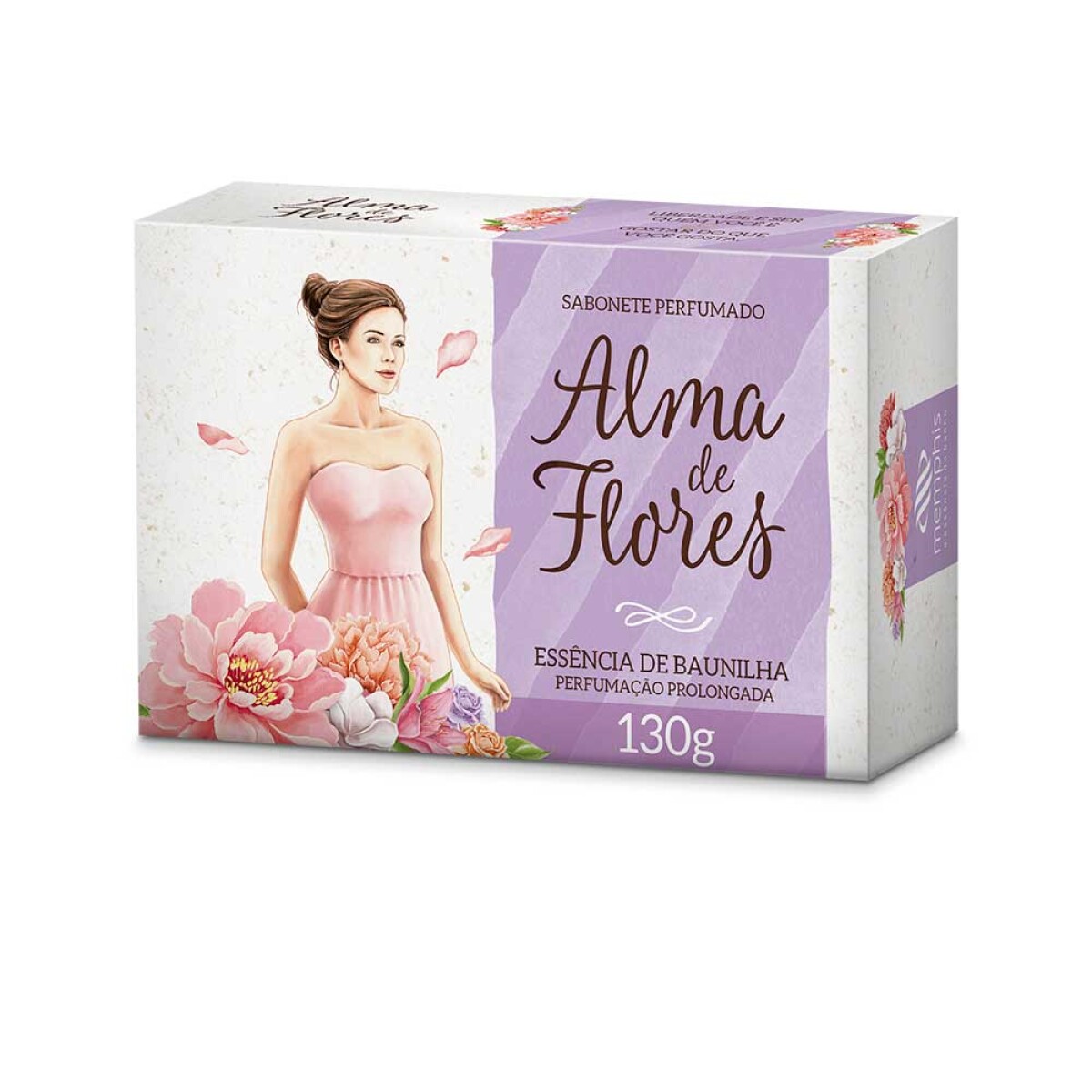 Alma de Flores jabón 130 g - Esencia de Vainilla 