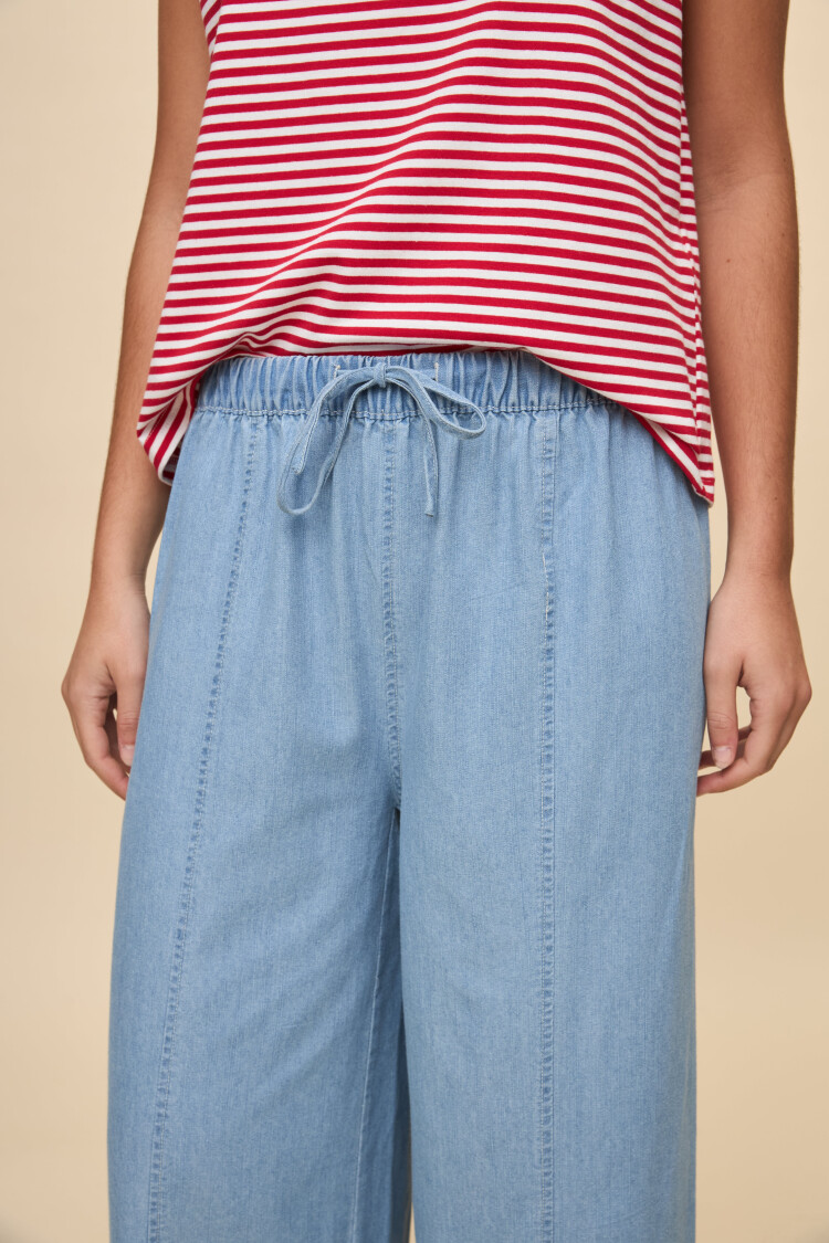 PANTALÓN ROXAS Celeste