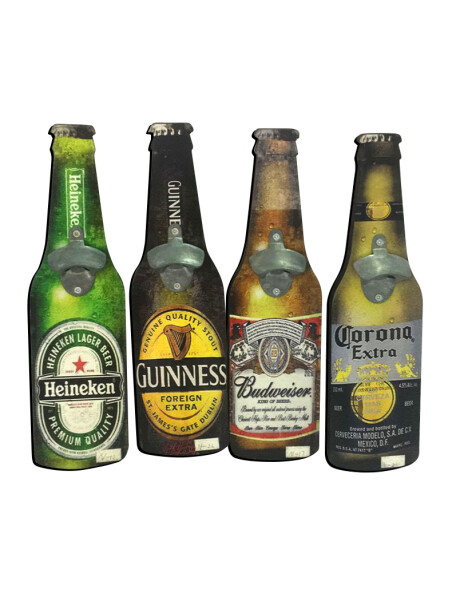 DESTAPADOR FORMA BOTELLA C/ALMACENADOR DISEÑOS SURTIDOS DESTAPADOR FORMA BOTELLA C/ALMACENADOR DISEÑOS SURTIDOS