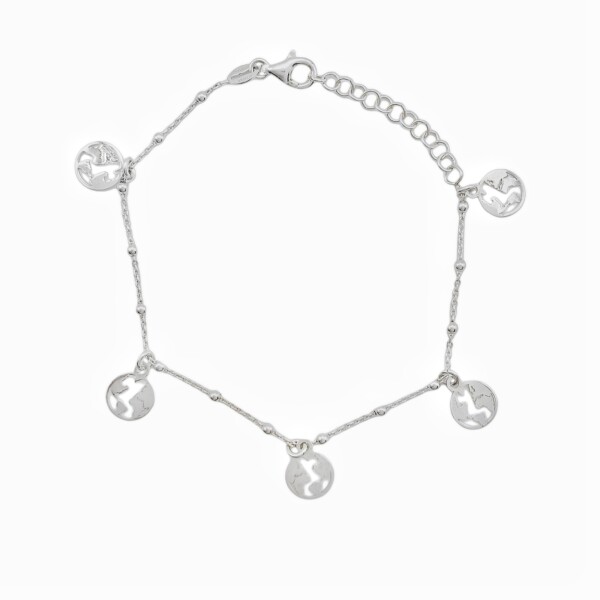 Pulsera Mundo-Plata 925-Sin piedra-PU3071 sinpiedra