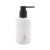 Dispensador Jabón de Resina y Madera 18 cm BLANCO