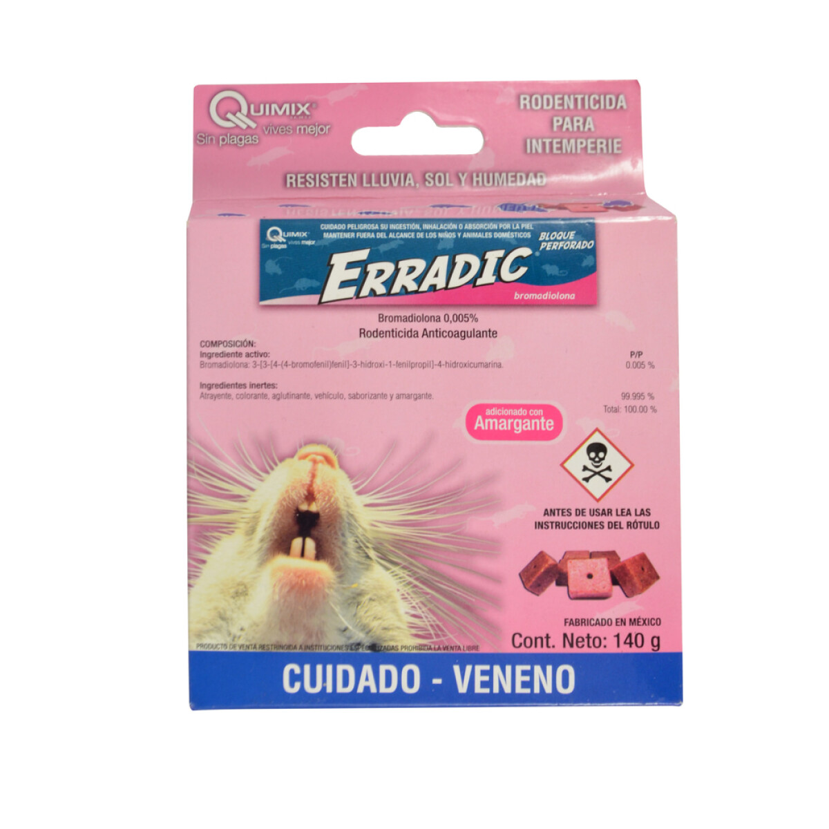 Raticida Erradic QUIMIX 140 g 