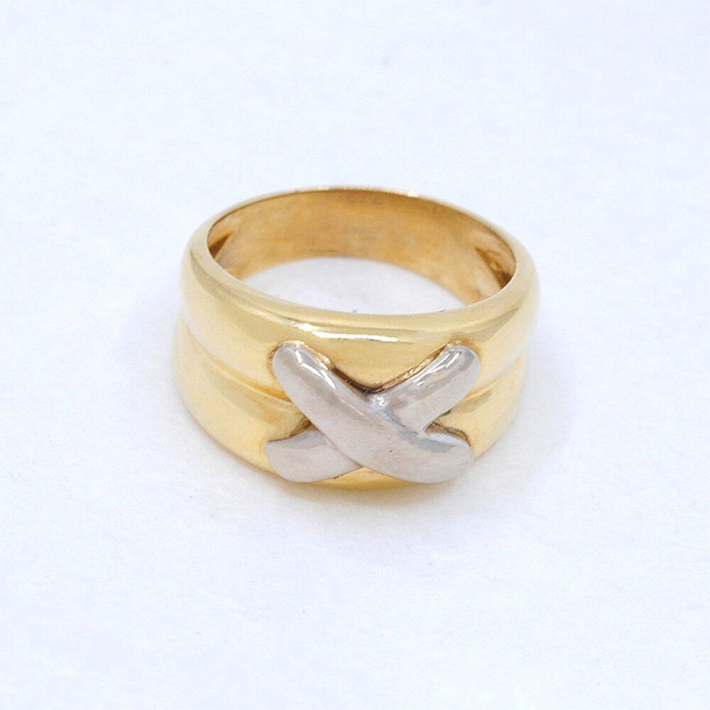 Anillo Oro 18K 2 Tonos Anillo Oro 18K 2 Tonos
