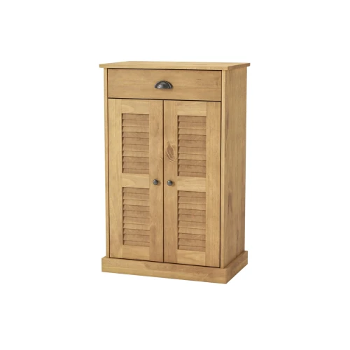 Zapatera - 2 Puertas - 1 Cajón - Línea Valenciana - Natural Zapatera - 2 Puertas - 1 Cajón - Línea Valenciana - Natural