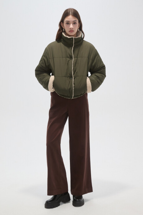 Campera Luena Verde Oliva Oscuro