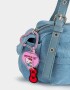 Bowling De denim Cartera Bowling Denim Hello Kitty Kawaii - Azul Medio