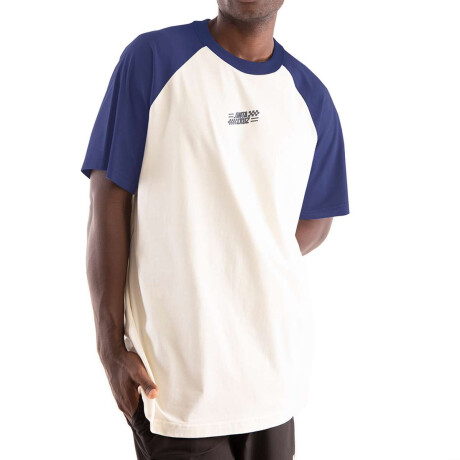 Remera Oversized Check Alt Dot Mono de Hombre Blanco