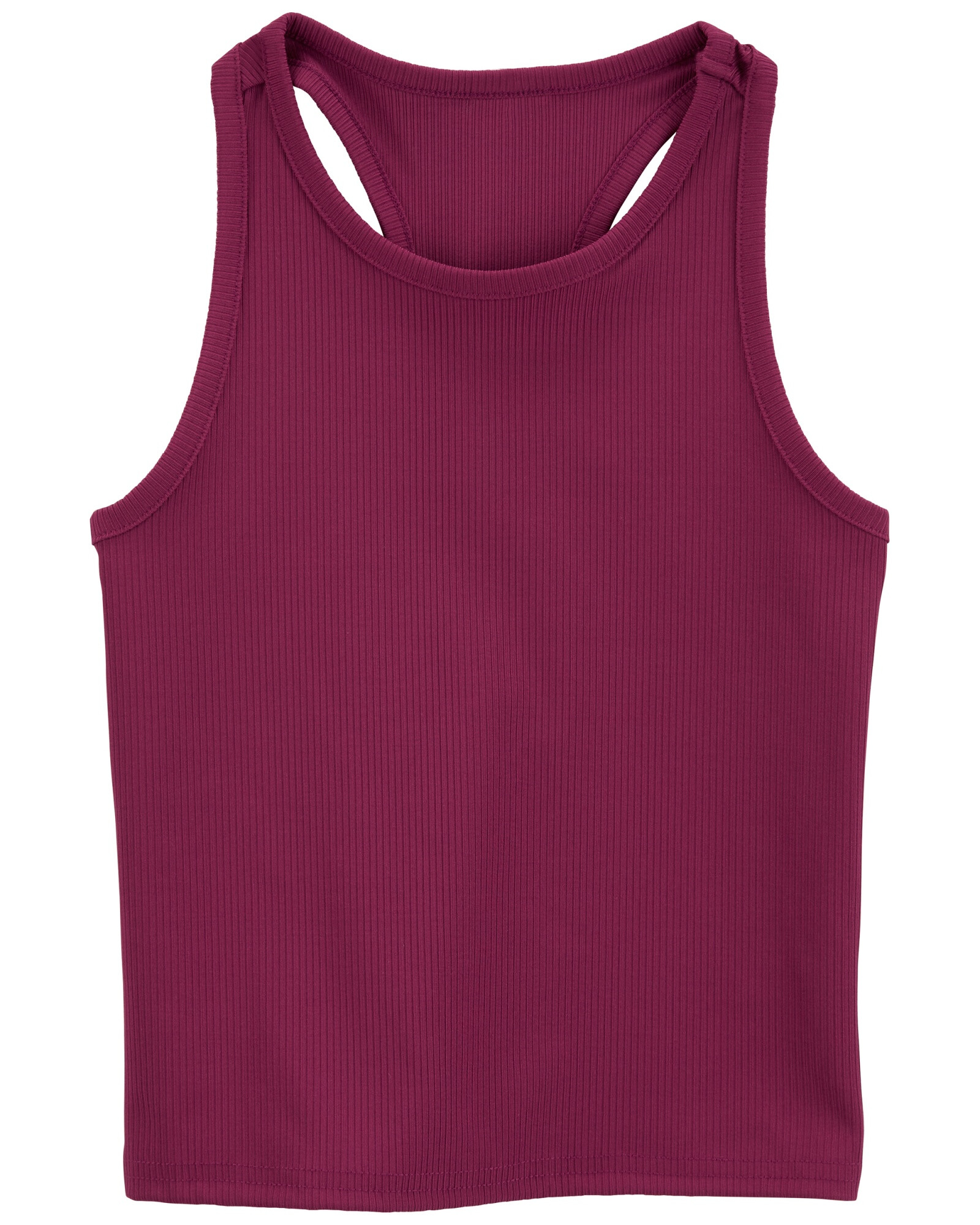 Musculosa deportiva de poliéster y buzo corto de algodón Musculosa deportiva de poliéster y buzo corto de algodón
