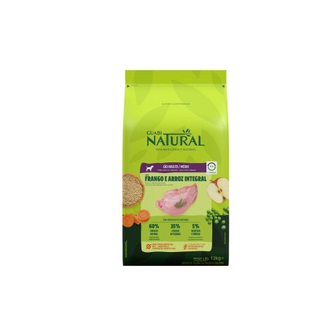 GUABI NATURAL AD RAZA MEDIANA POLLO Y ARROZ INT.2.5KG GUABI NATURAL AD RAZA MEDIANA POLLO Y ARROZ INT.2.5KG