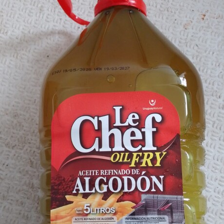 ACEITE ALGODON LE CHEF 5L ACEITE ALGODON LE CHEF 5L