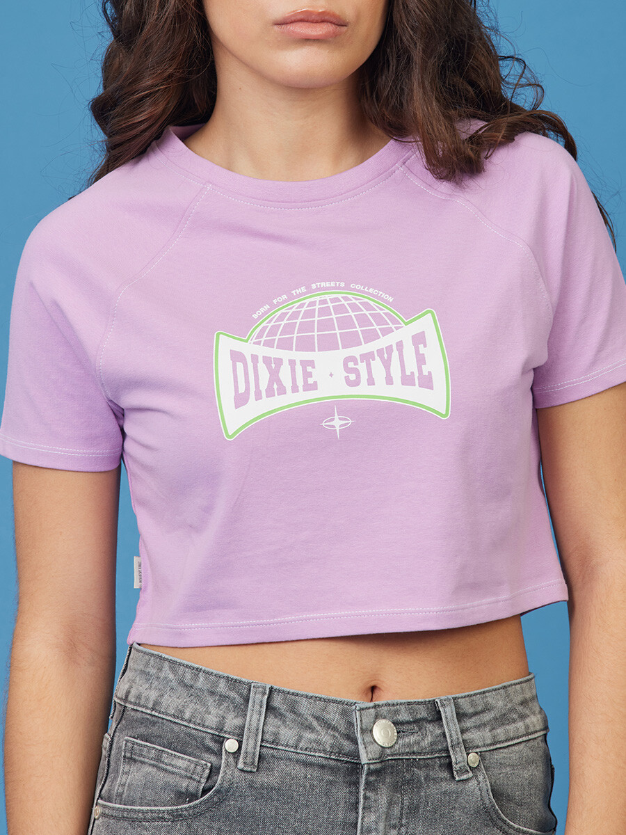T-SHIRT CALLIE DIXIE Lila