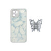 Protector para Xiaomi Redmi A2 diseño plumas y mariposa Protector Para Xiaomi Redmi A2 Diseño Plumas Y Mariposa