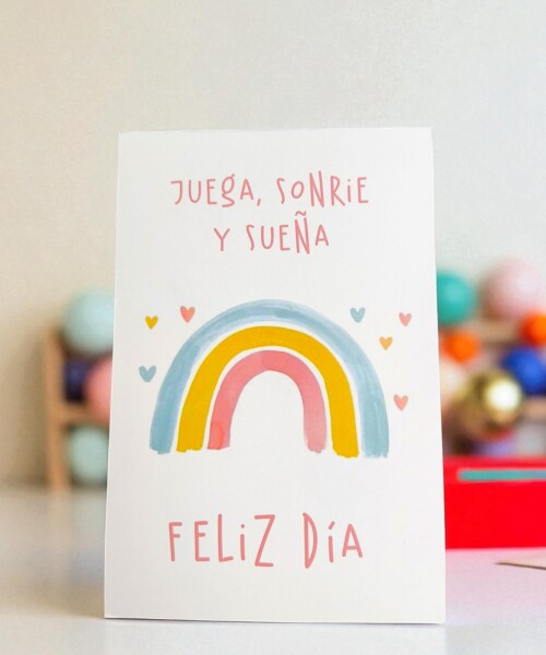 Tarjeta día del niño 10x15 DISEÑO 8