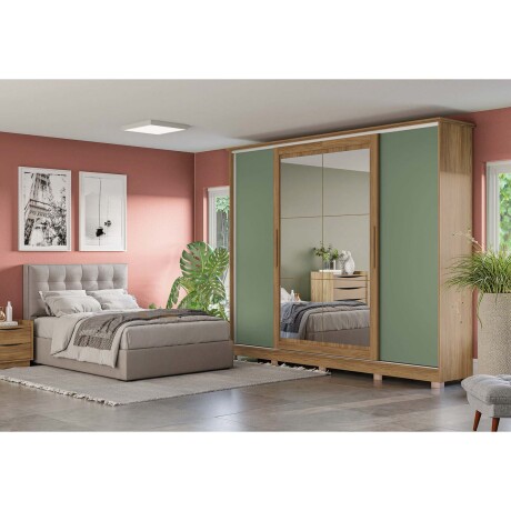 PLACARD 4 PUERTAS MDP VERDE HERITAGE