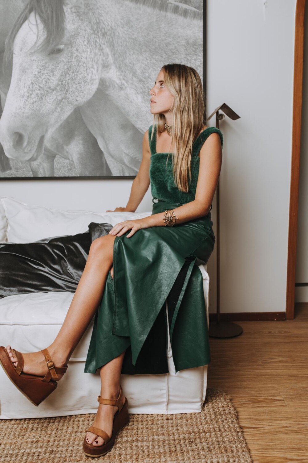 Formal Friend Skirt Verde Inglés