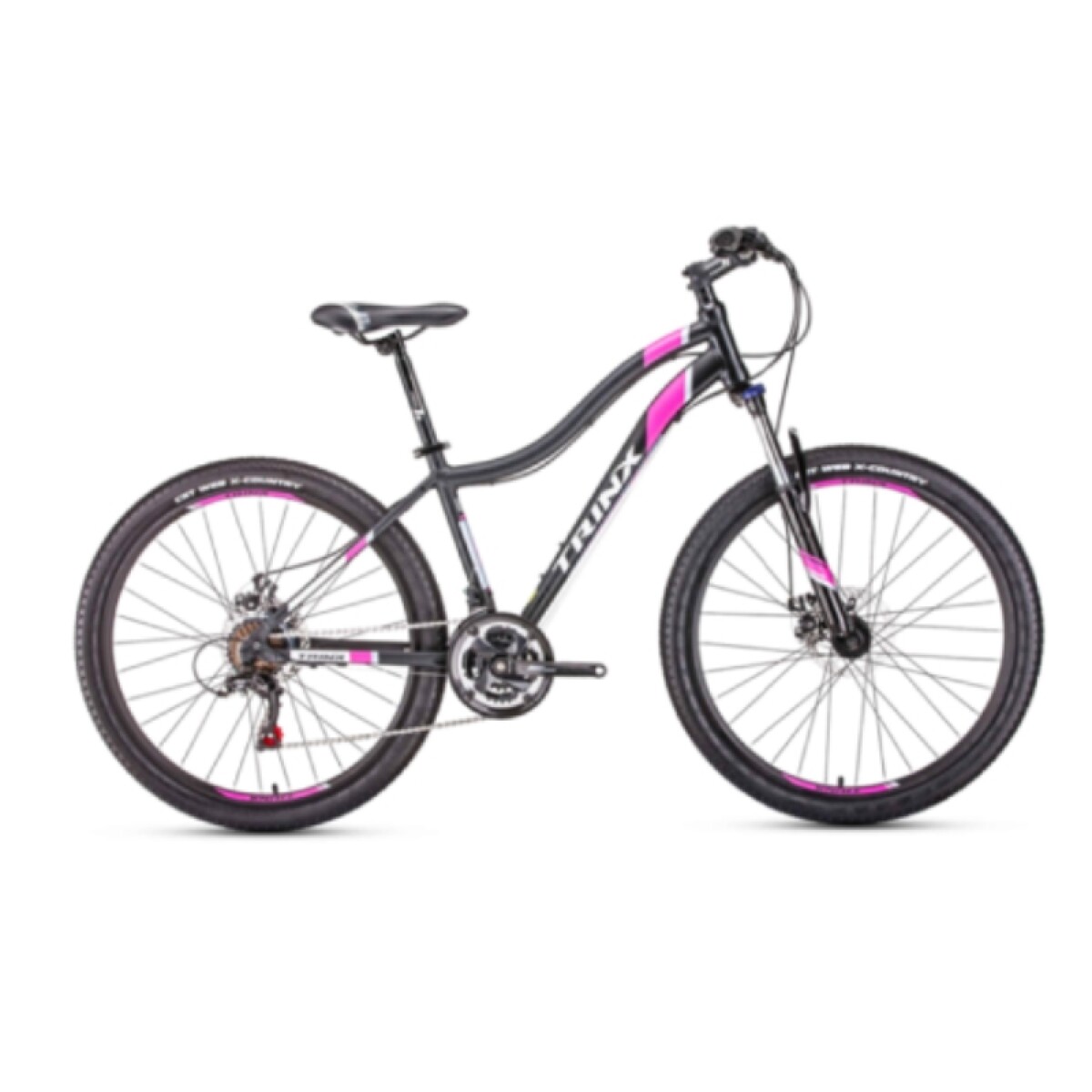 Bicicleta Trinx Mtb R.26 N106 Nana Dama Aluminio C/bloqueo F/disco - Negro/rosado 