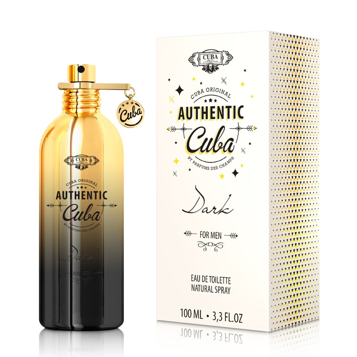 Perfume Cuba Authentic Dark for Men EDT 100ml 