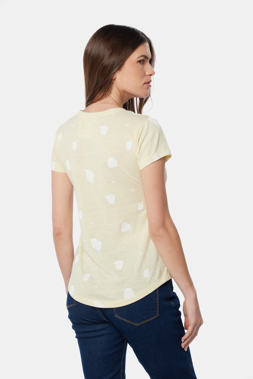 REMERA ESTAMPADA Amarillo