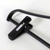 PERCHA PLAST NEGRO C/GANCHO 40X22CM Unica