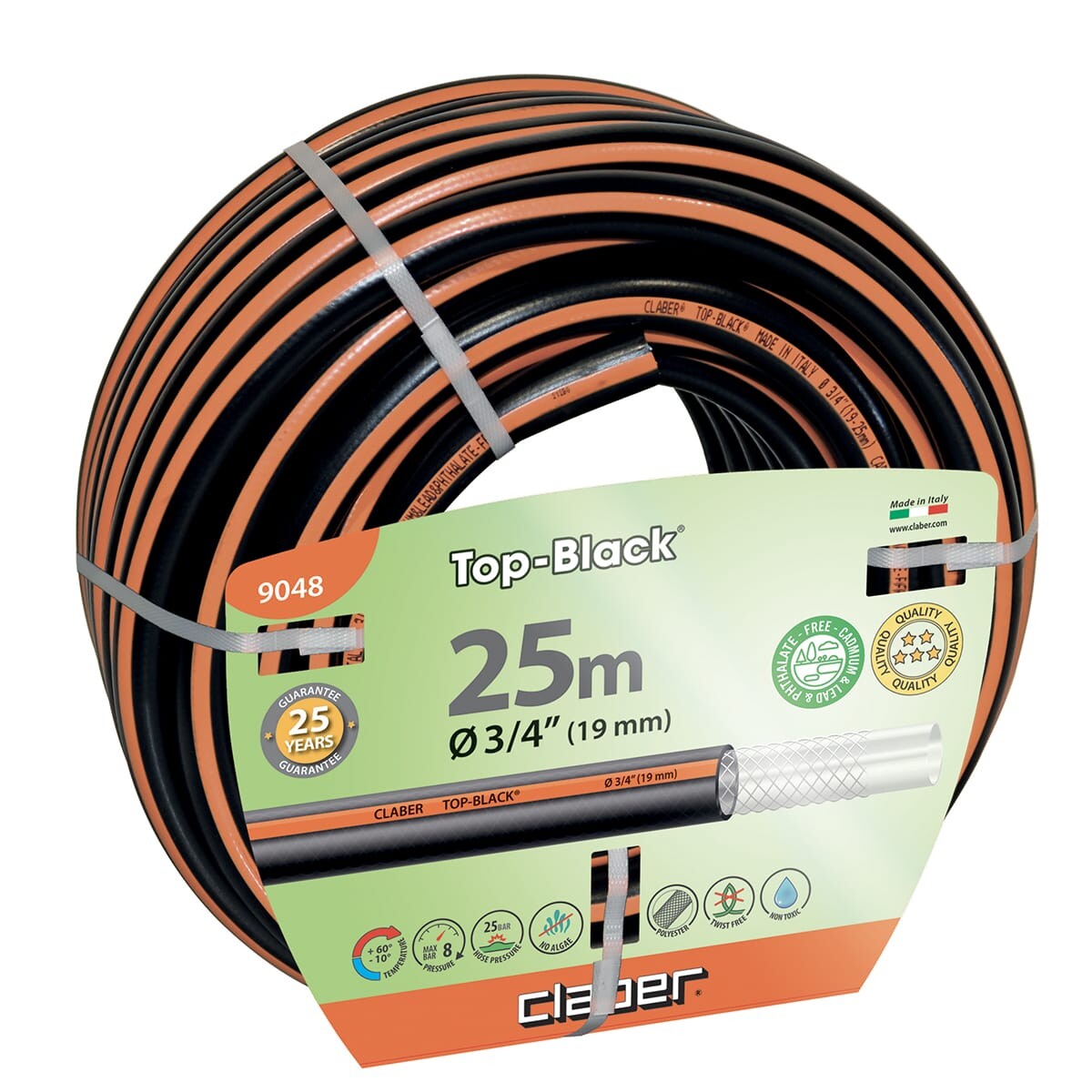 Manguera antitorción 3/4" x 25 mts. 