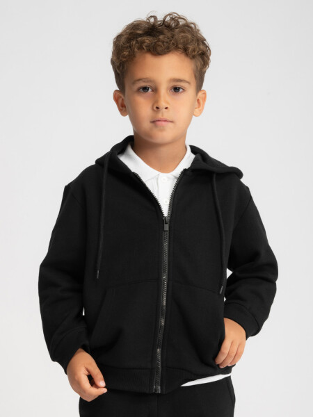 Campera deportiva Negro