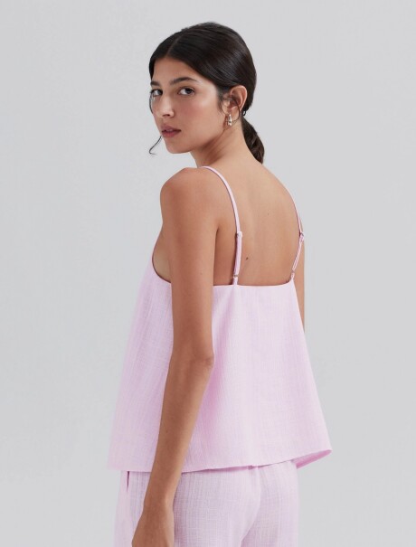BLUSA SIN MANGAS ROSA