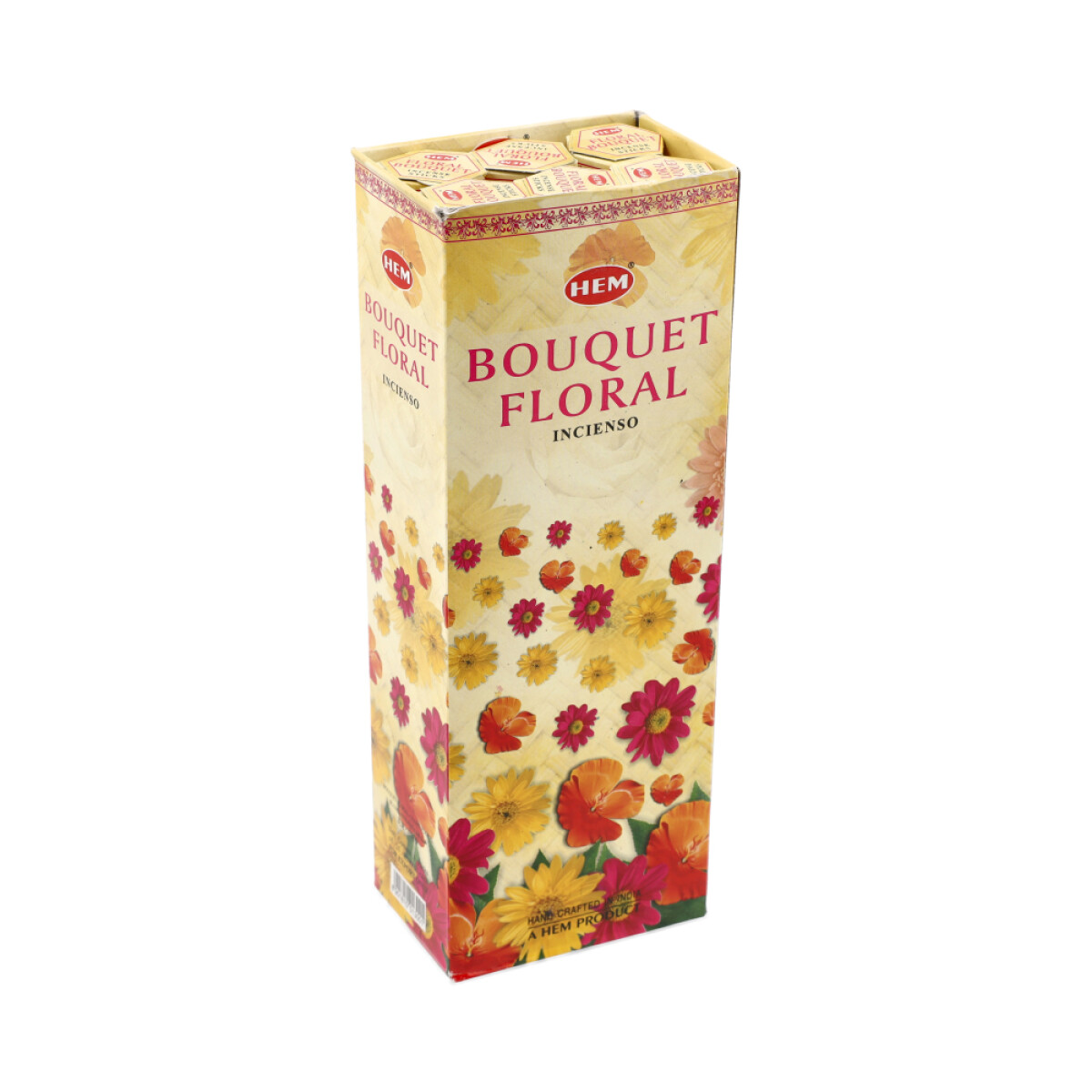 INCIENSO HEM CAJA HEXAGONAL X6 - Bouquet Floral 
