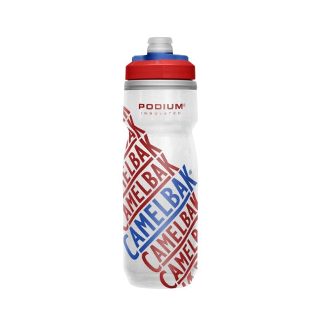 Botella Podium Chill Race Edición 600 ml - Blanco y Rojo 0
