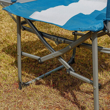 Silla Director Plegable Portable Acero c/ Mesa Playa Camping Verde