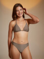 Top+bikini Twist Taupe / Mink / Vison