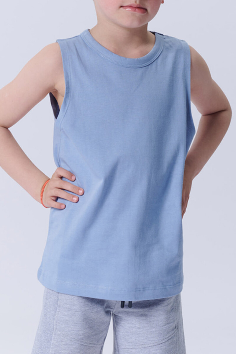 Musculosa básica - Celeste 