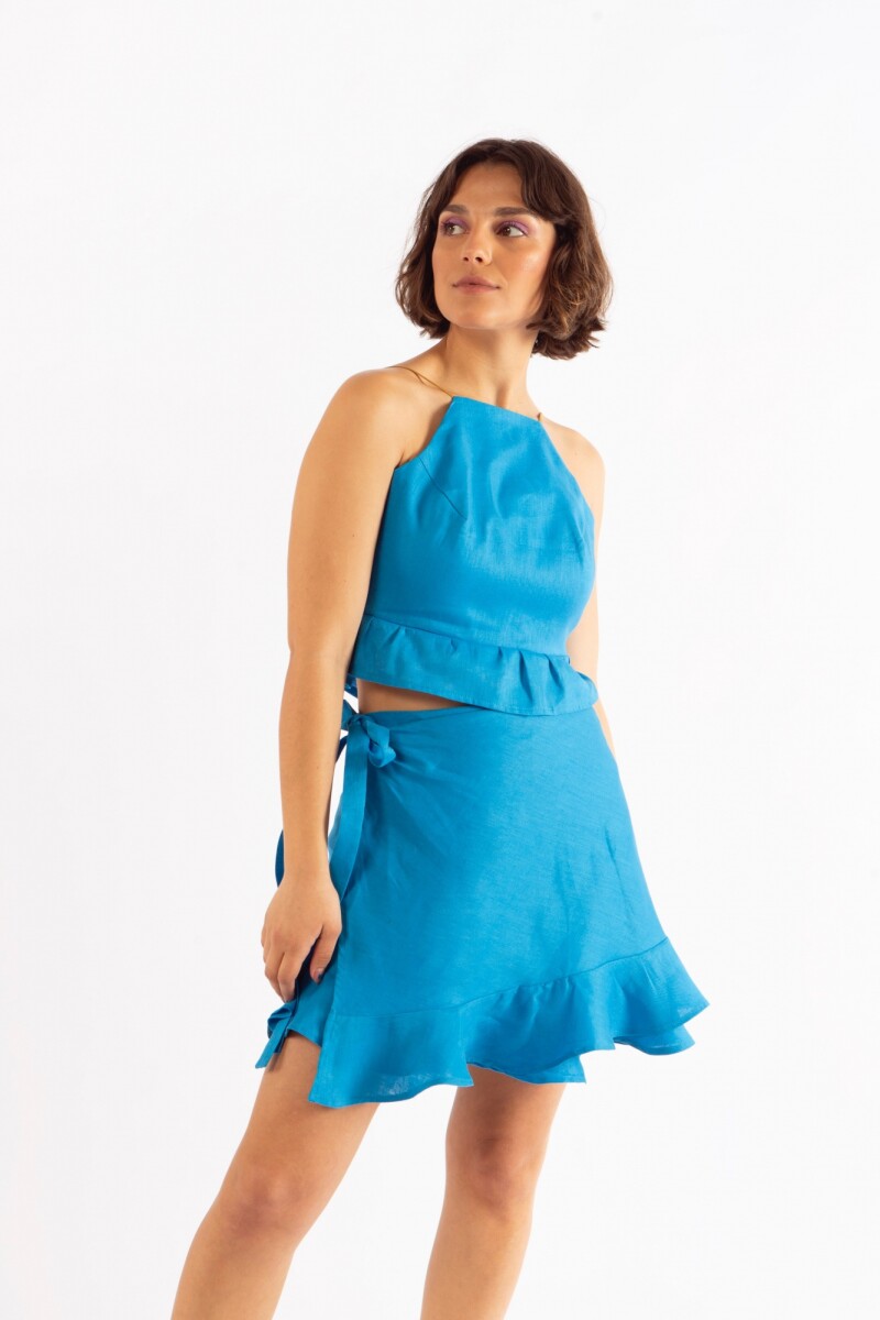 FALDA CALA SS23 - Turquesa 