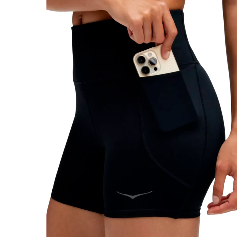 Hoka Elaro 5" bike Short para mujer - Negro Negro