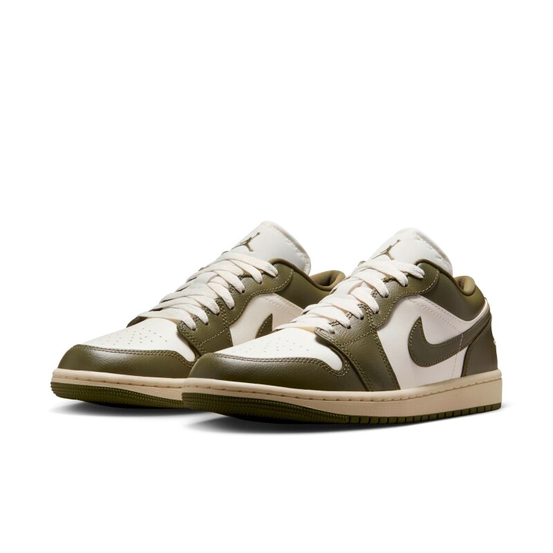 Championes Air Jordan 1 Bajo de Mujer Crema