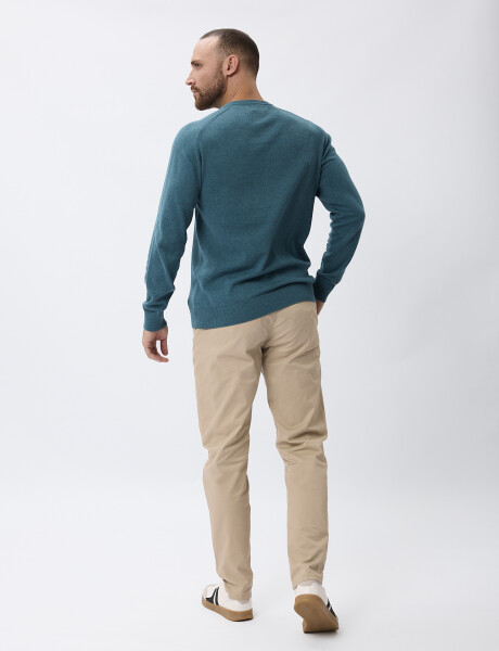 Sweater tejido Porto petroleo