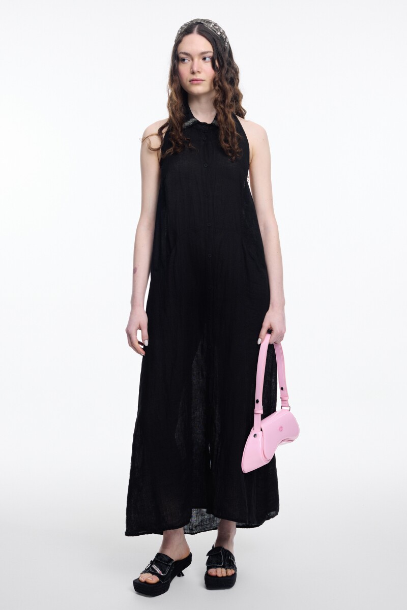 VESTIDO CAMISERO Negro