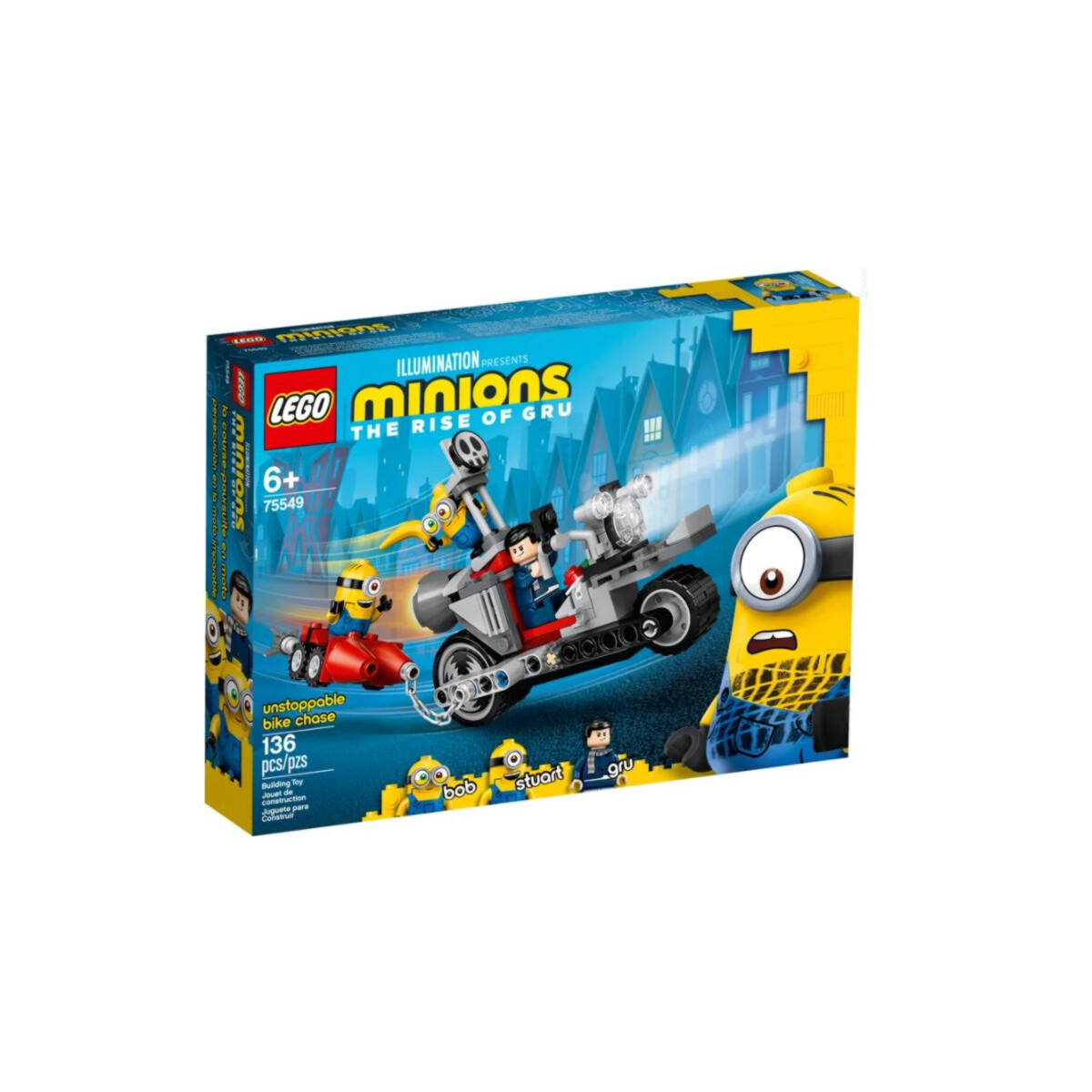 LEGO minions Unstoppable Bike Chase 