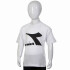 Diadora Junior. T-SHIRT SS CHROMIA Blanco