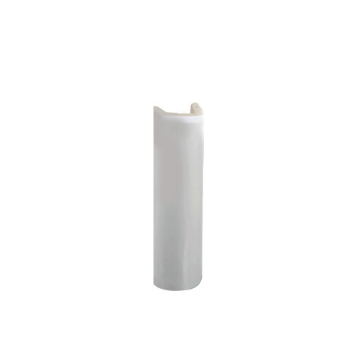 PEDESTAL PARA BACHA DE LOZA SANITARIA SAMITE BLANCO BRILLO BLANCO