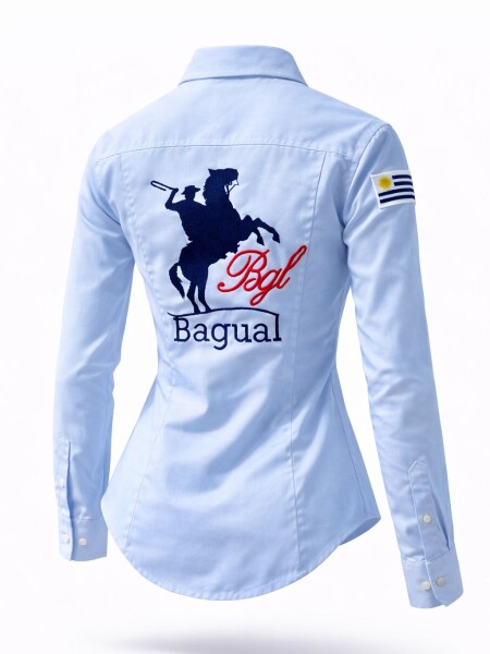 Camisa Criolla Celeste