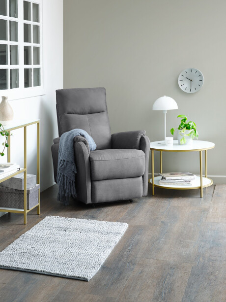 Mesa de centro GADEVANG Ø65 blanco/dorado Mesa de centro GADEVANG Ø65 blanco/dorado