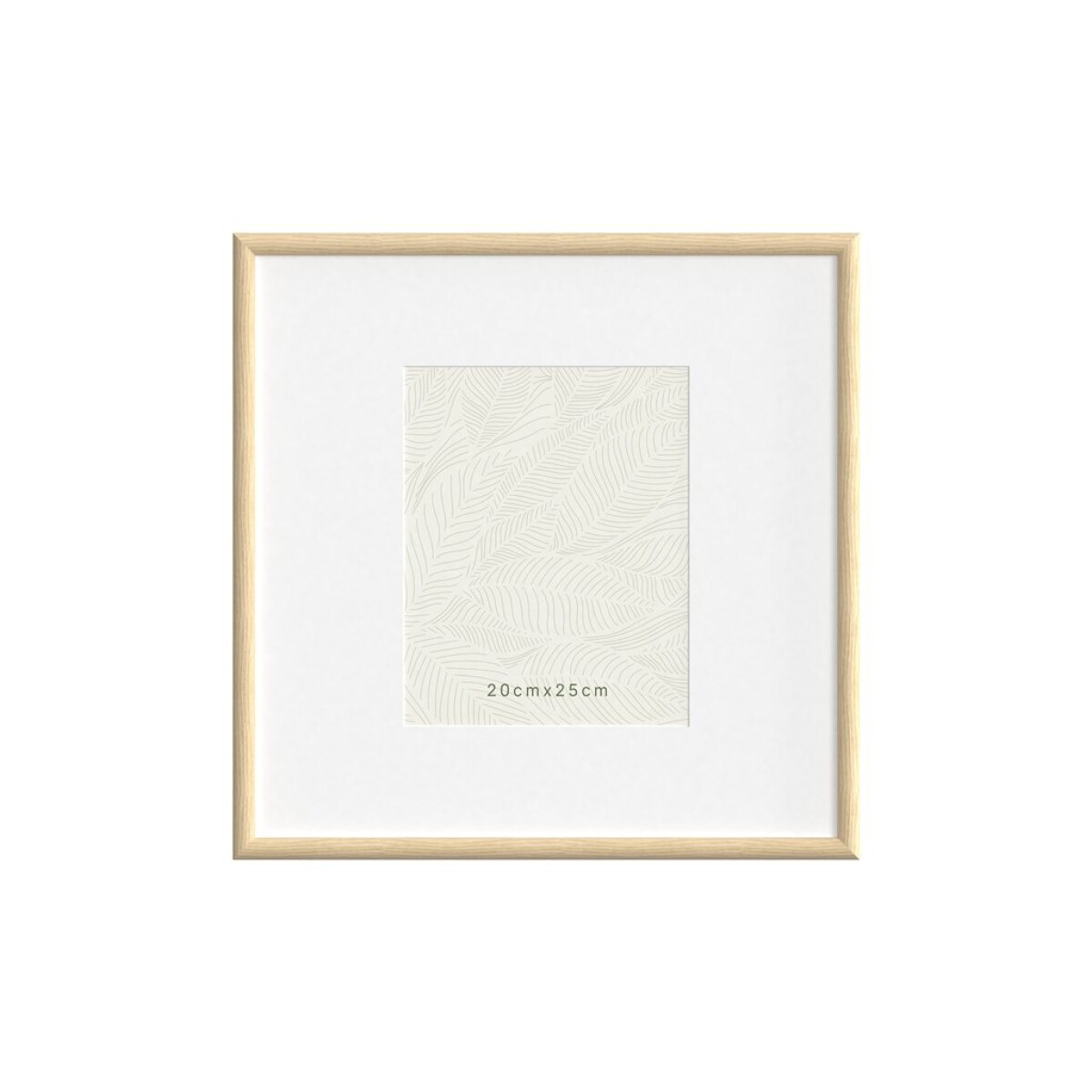 PORTARRETRATO MDF 40X40CM/FOTO 20X25CM TONO CLARO 