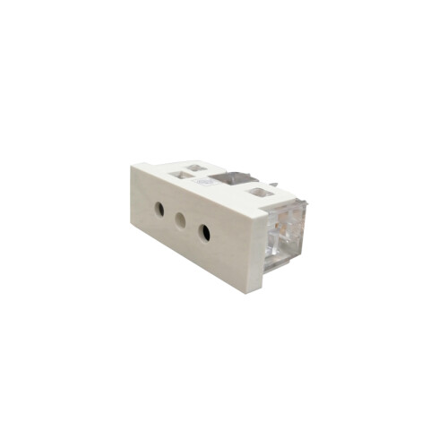 Módulo t/cte. 2P+T 10A 250V bianco reale Silight SK3136