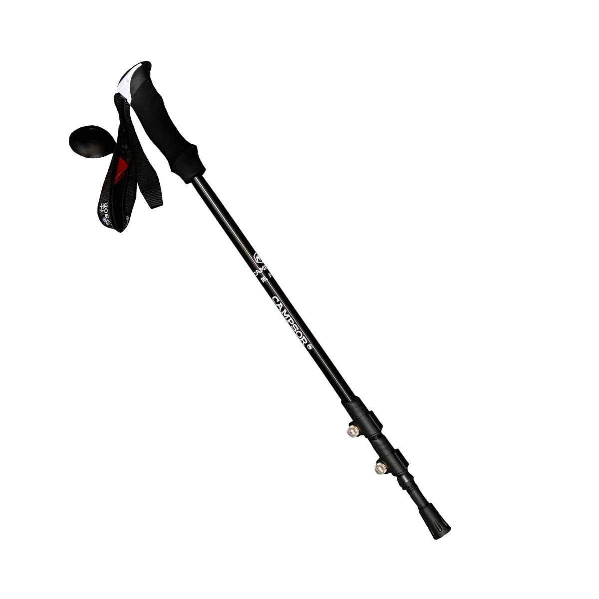 Baston de trekking CAMPSOR - Negro 