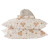 Juego de Sabanas 1 Plaza Suaves Estampado Calidad Frescas Variante Diseño Flores Color Beige