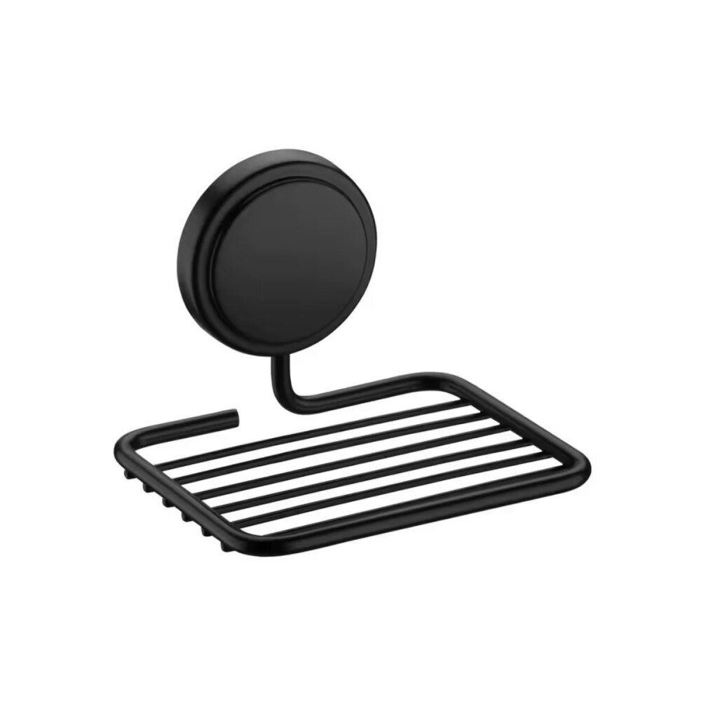 JABONERA ADHESIVA NEGRO MATE Jabonera Adhesiva Negro Mate