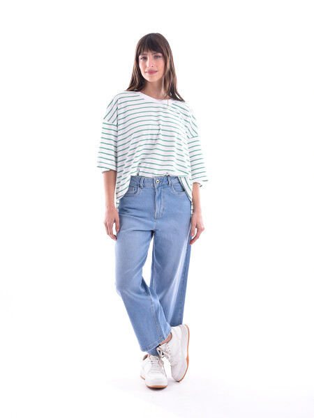 JEAN CATA WIDE LEG CELESTE