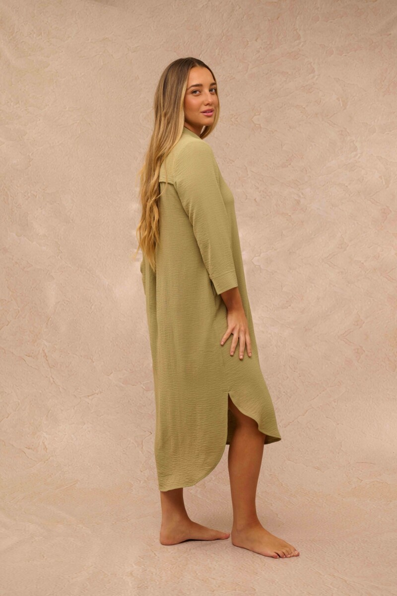 VESTIDO IRINA VERDE MUSGO VESTIDO IRINA VERDE MUSGO