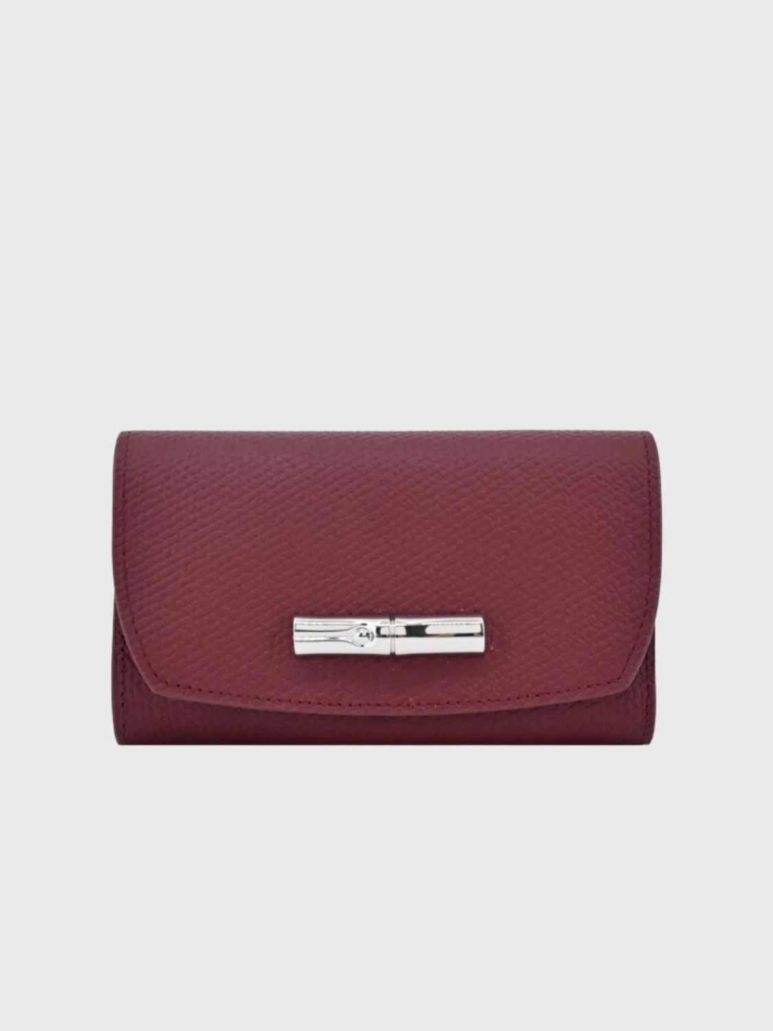 Longchamp -Billetera de cuero compacta, Roseau 0